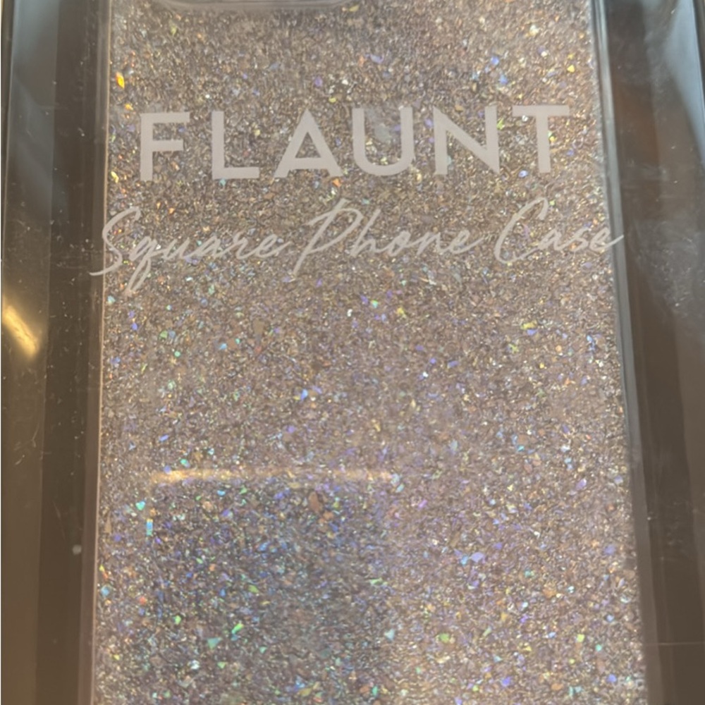 Flaunt Sparkle Glitter Phone Case New in Box- 15 ProMax Case